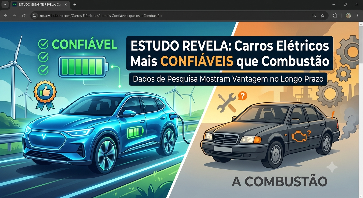 Carro elétrico quebra menos? Estudo com 3,6 milhões de casos responde