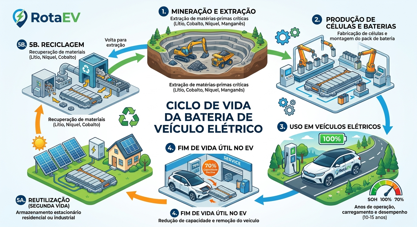 Quanto dura a bateria de um carro elétrico?