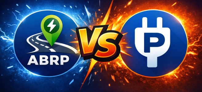 ABRP ou Plugshare para planejar uma viagem com carro eletrico?