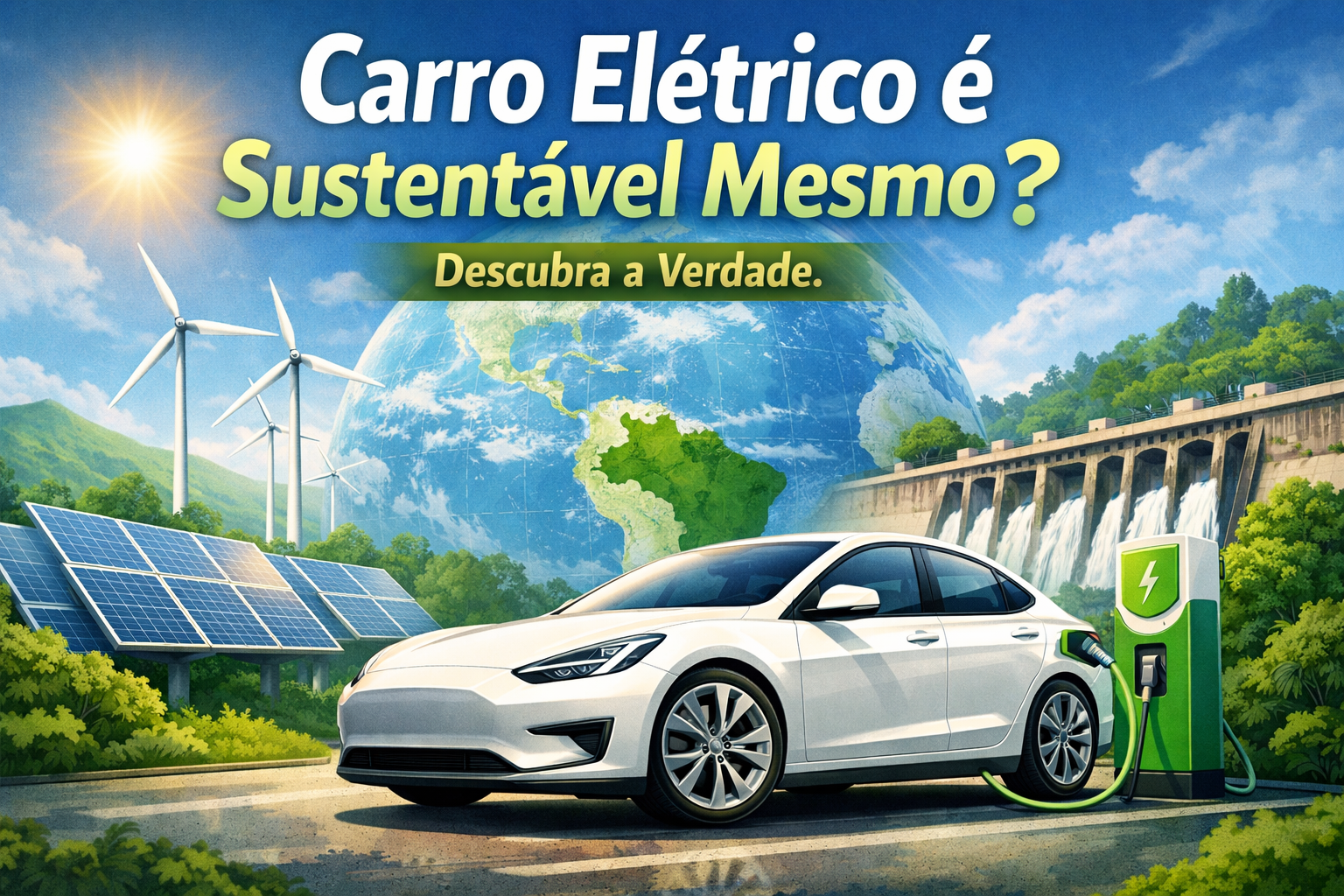 Carro elétrico é sustentável mesmo? Entenda o que realmente importa