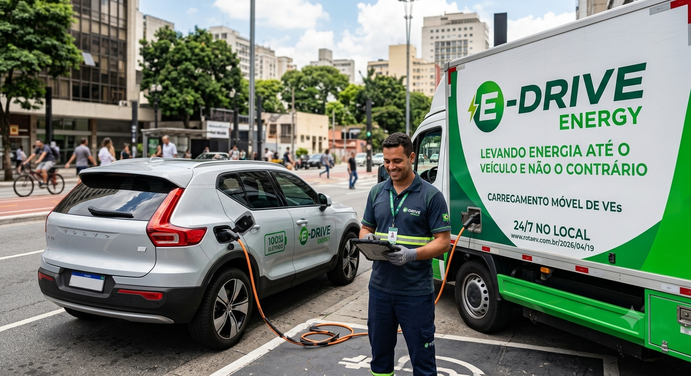 e-Drive Energy: levando energia até o veículo — e não o contrário