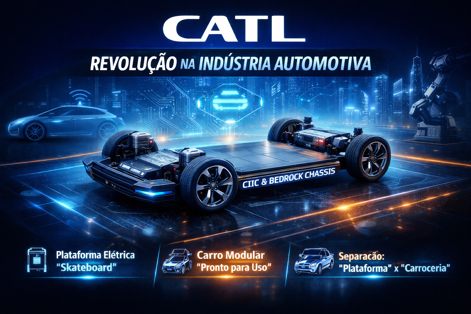 CATL e o “Carro Pronto”: A Plataforma que Pode Redefinir a Indústria Automotiva